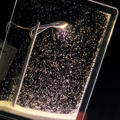 Toy DIY Snowy Night Light Toy for Children S Education Easy to Operate Christmas Night Light Street White Rod