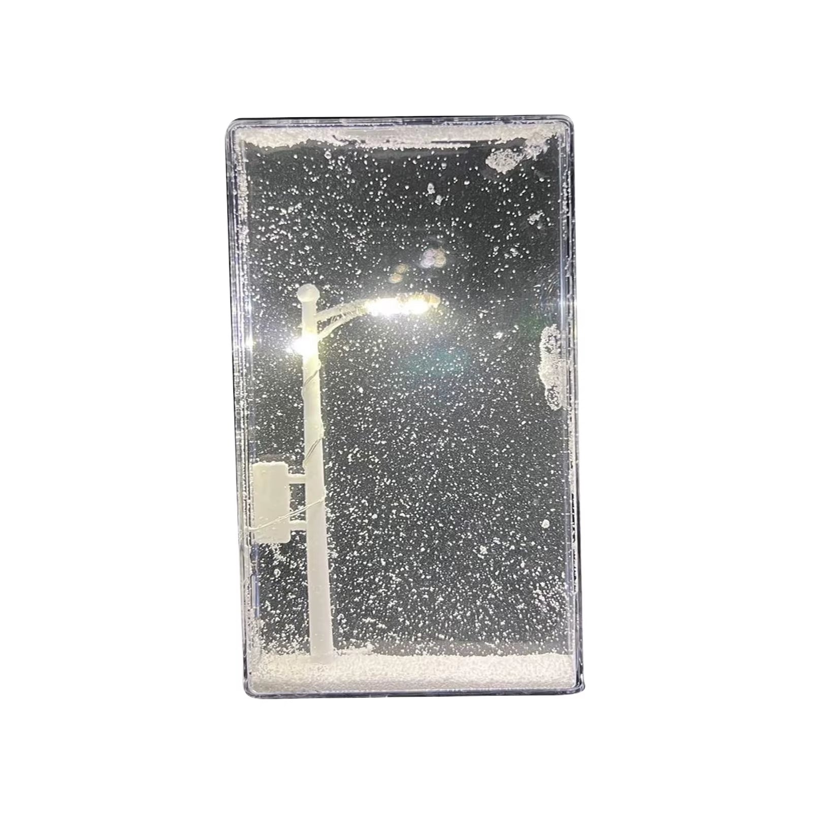 Toy DIY Snowy Night Light Toy for Children S Education Easy to Operate Christmas Night Light Street White Rod