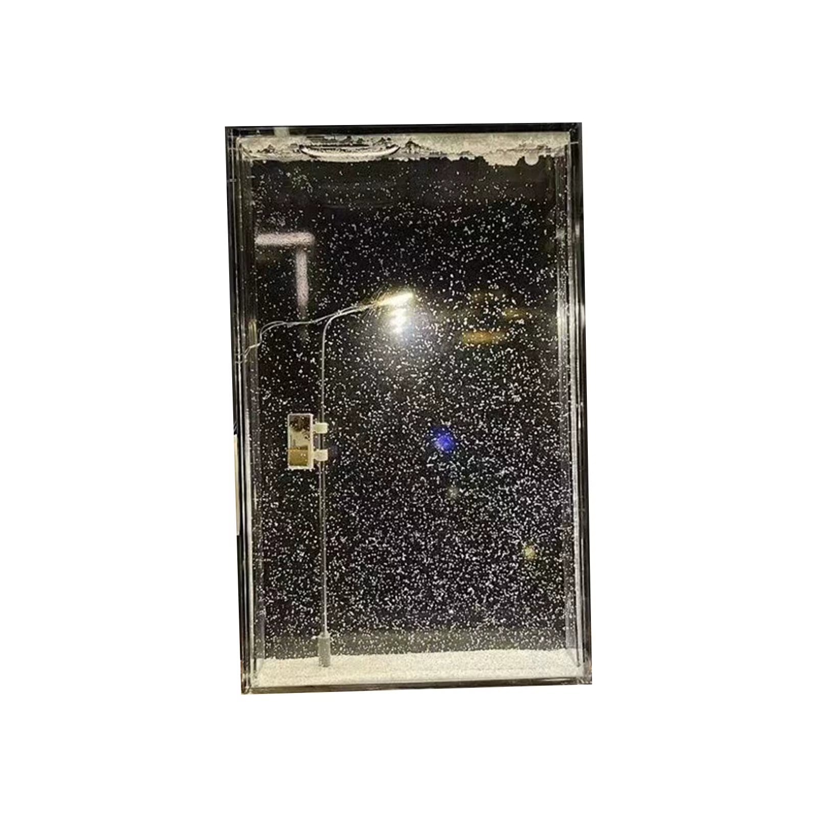 Toy DIY Snowy Night Light Toy for Children S Education Easy to Operate Christmas Night Light Street White Rod